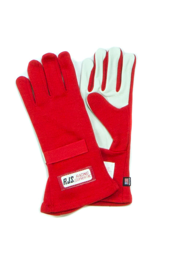 RJS Racing Equipment Gloves Nomex S/L LG Red SFI-1 RJS600020405