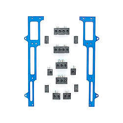 R and M Specialties Spark Plug Wire Loom SBC Blue RMW1101B