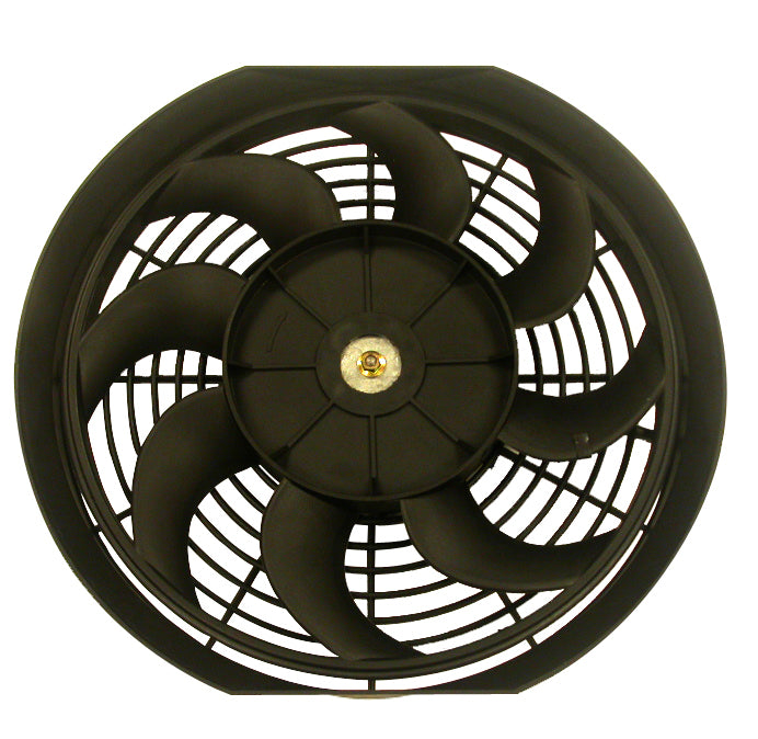 Racing Power Co-Packaged 12In Universal Cooling Fan W/Curved Blades 12V RPCR1012