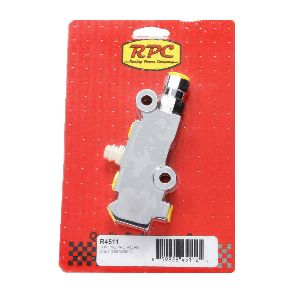 Racing Power Co-Packaged Chrome Prop Valve Only (Disc/Disc) RPCR4511