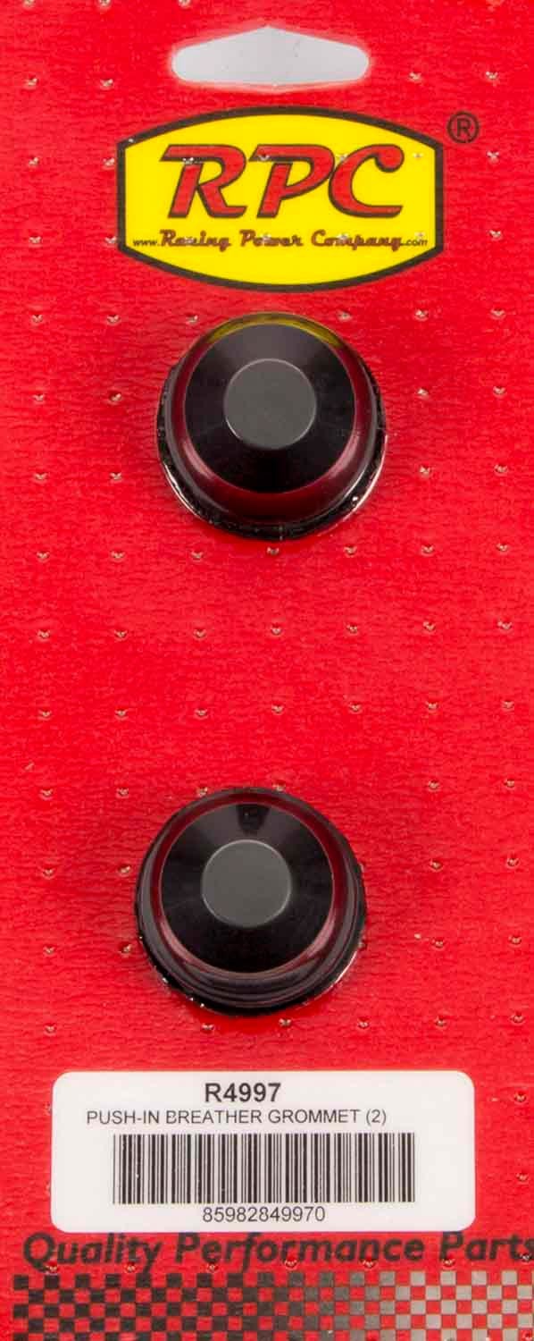 Racing Power Co-Packaged 1-1/4 OD X 3/4 ID Steel V/C PVC Grommets 2pk RPCR4997