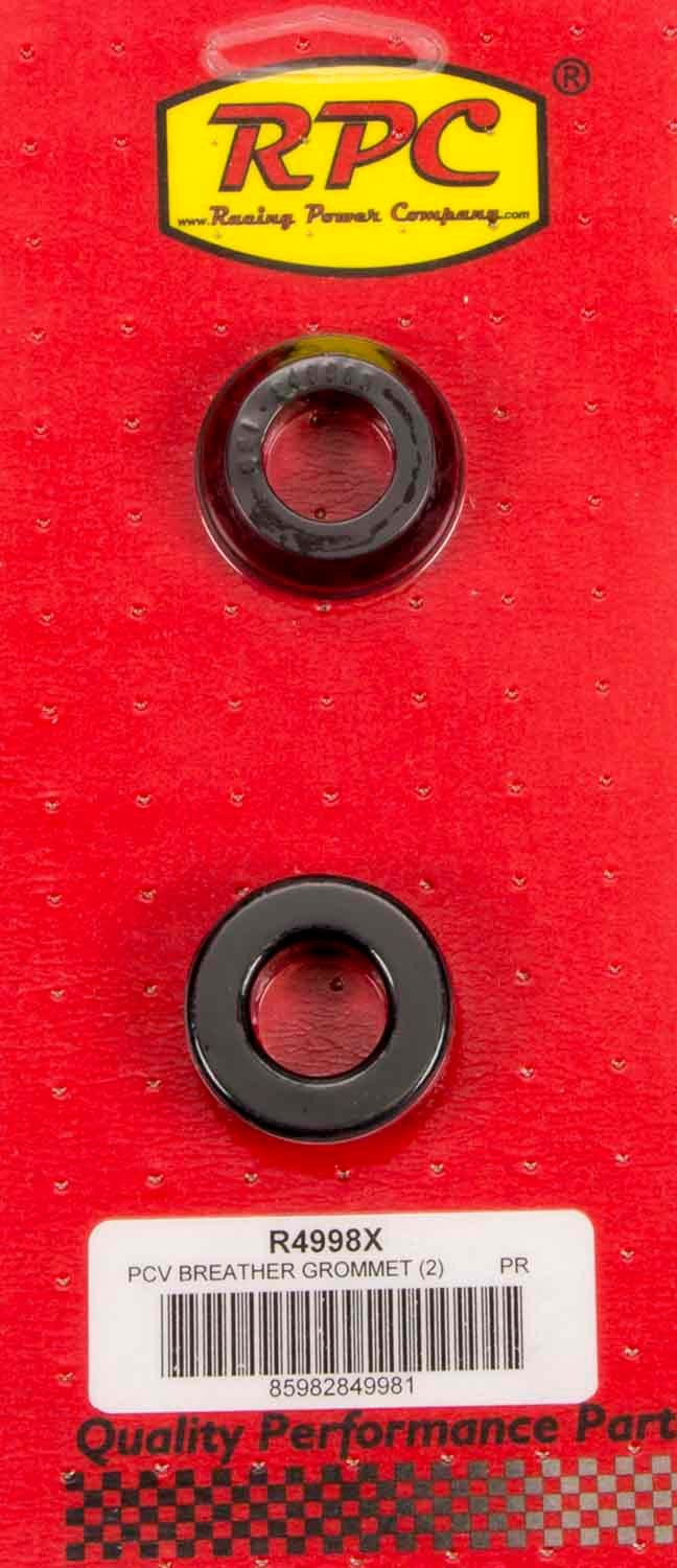 Racing Power Co-Packaged 1-1/4 OD X 3/4 ID Alum V/C PCV Grommets 2pk RPCR4998X