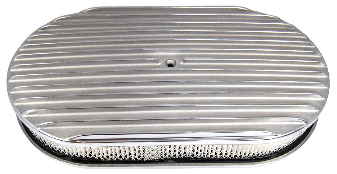Racing Power Co-Packaged Pol Alum 15X2 All Finned Air Cleaner Kit Paper RPCR6318