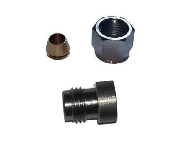 Racepak 1/4" Thermocouple Nut,Ferrule & Weldment