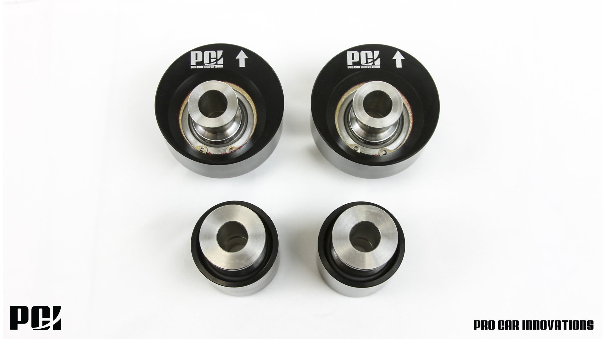 Pro Car Innovations 01-05 Honda Civic 02-06 Acura RSX Front Lower 4 Pc Offset + Castor Spherical Kit