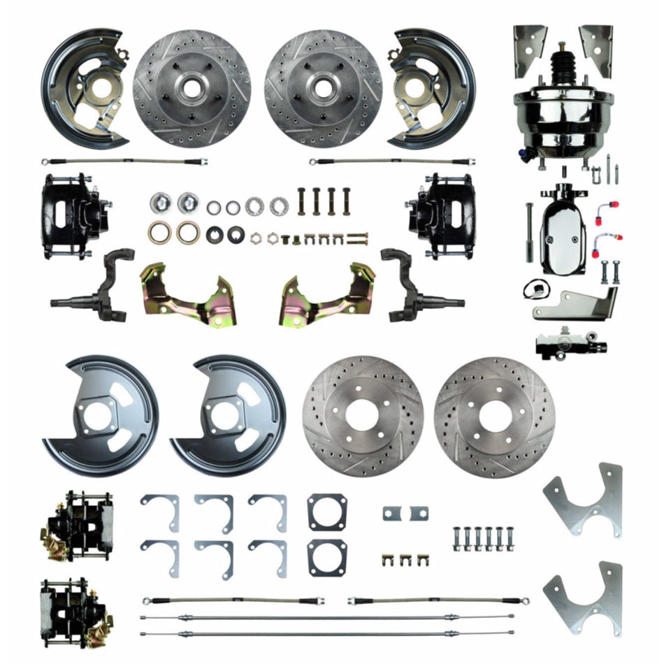 Right Stuff Detailing 4 Wheel Disc Brake Conversion Kit RSDAFXDC45CSX