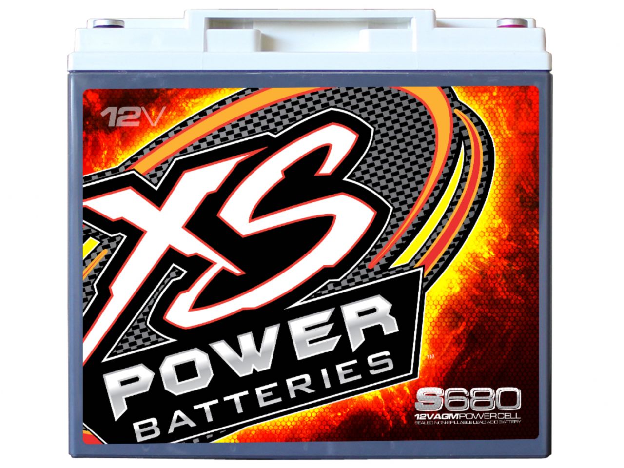 XS Power 12V AGM Starting Battery, Max Amps 1,000A CA: 320A
