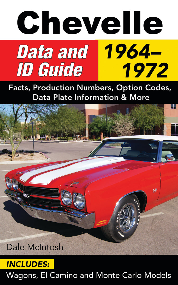 S-A Books 1964-72 Chevelle Data & ID Guide SABCT577