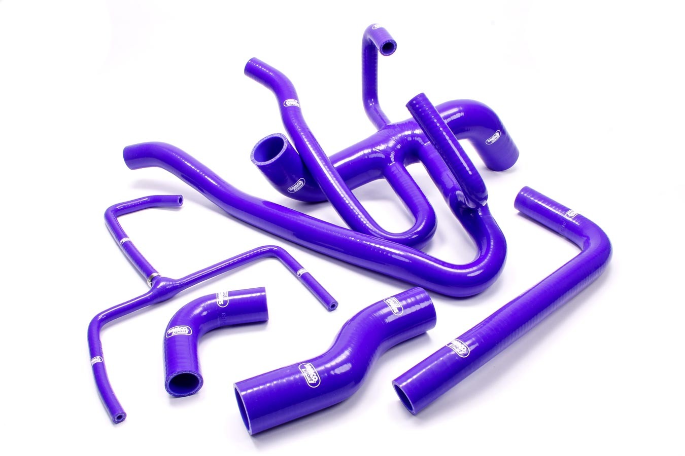 Samco Sport 07- Mustang Shelby GT500 5.4L Hose Kit Blue SAMTCS436CBLUE