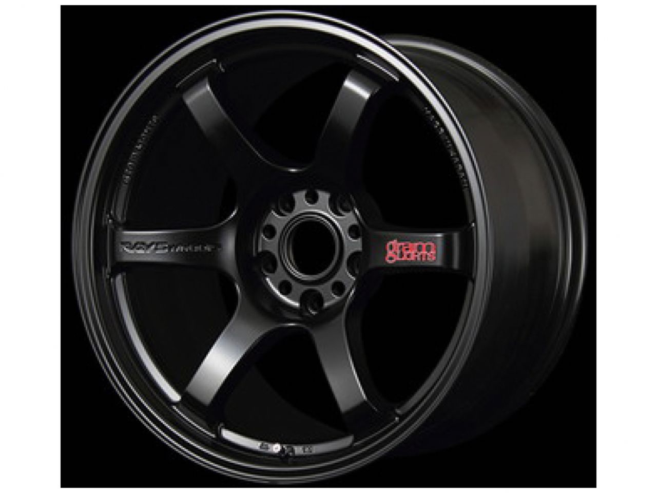 Rays Gram Lights 57DR 17x9.0 +38 5x100 Semi Gloss Black