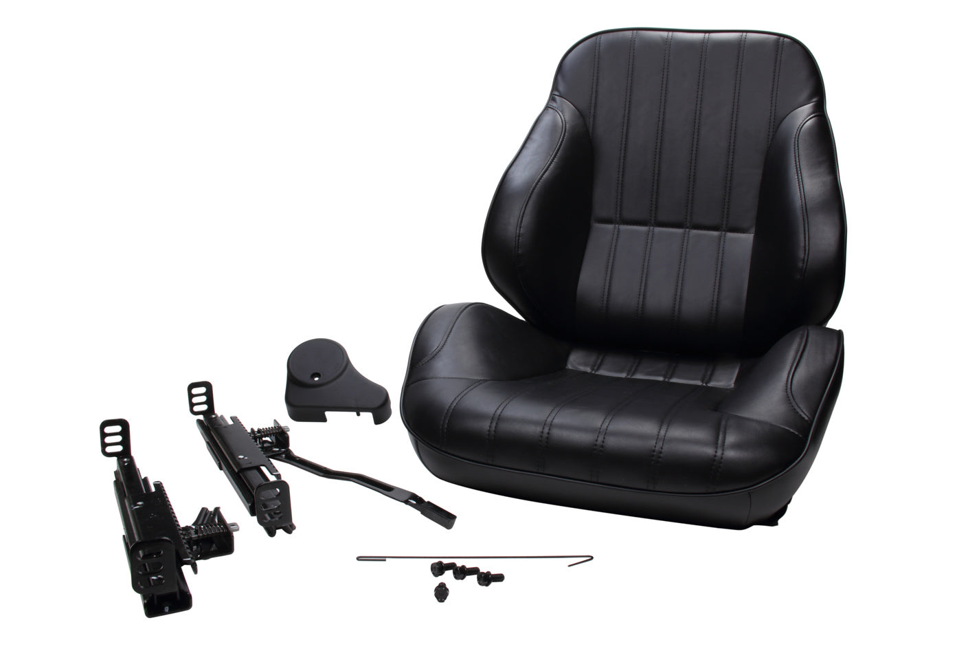 Scat Rally Low Back Seat - RH - Black Vinyl SCA80-1050-51R