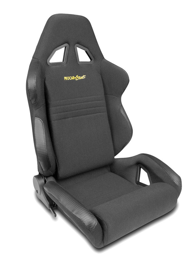 Scat Rave Sport Recliner Seat - RH - Black Velour SCA80-1600-61R