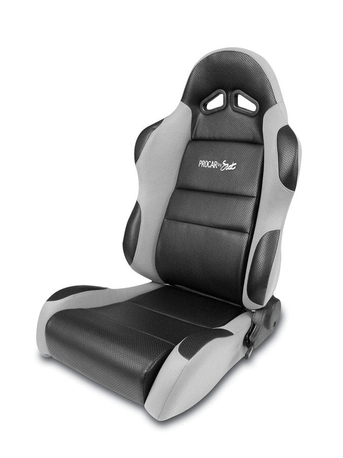Scat Sportsman Racing Seat - Left - Gray Vinyl/Velour SCA80-1605-62L