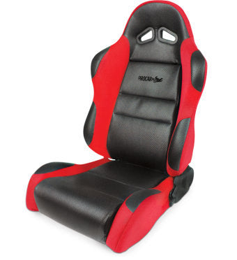 Scat Sportsman Racing Seat - Left - Red Vinyl/Velour SCA80-1605-64L
