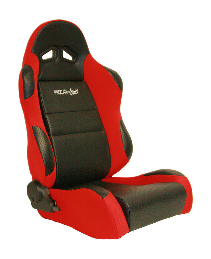 Scat Sportsman Racing Seat - Right - Red Vinyl/Velour SCA80-1605-64R