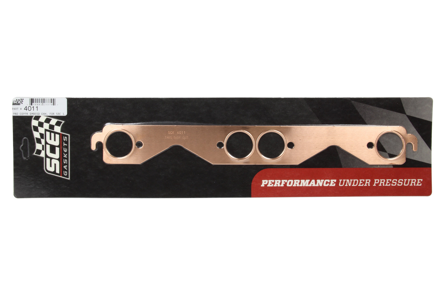 SCE Gaskets 1.500 Dia. SBC Copper Embossed Exhaust Gasket SCE4011