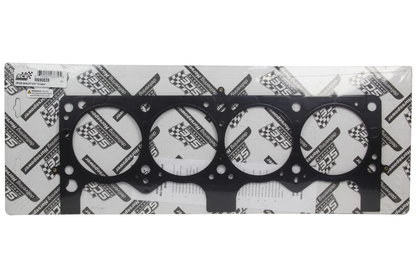 SCE Gaskets Spartan MLS Head Gasket SBM 4.080 x .039 SCEM690839