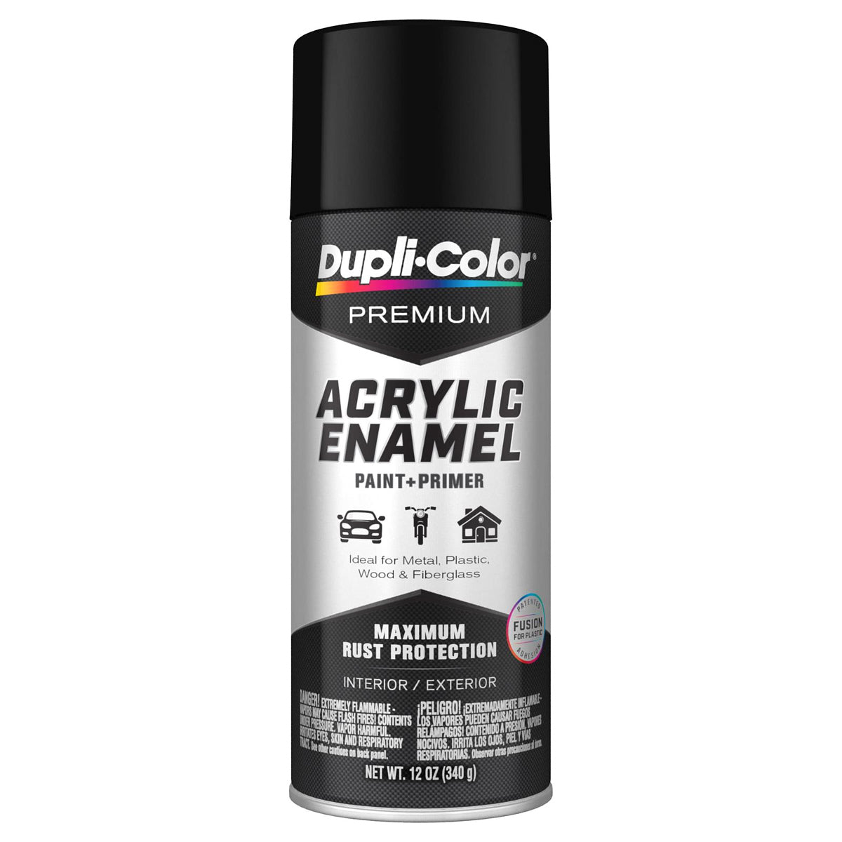 Dupli-Color Acrylic Enamel Black Semi-Gloss SHEPAE101