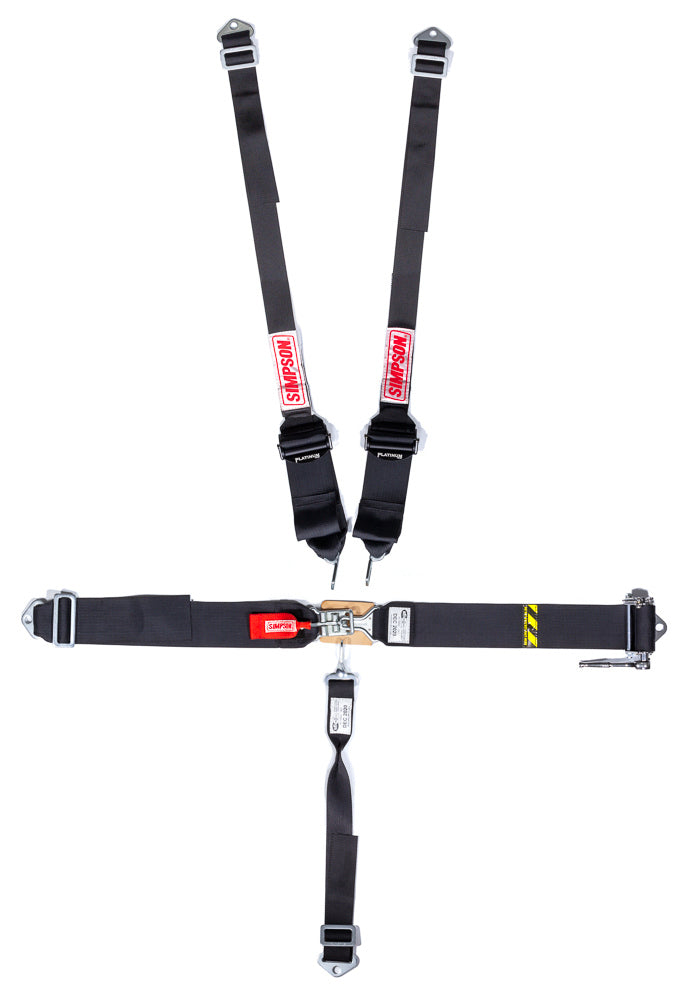 Simpson 5-PT Harness System Alum Ratchet Left Side SIMSB51204