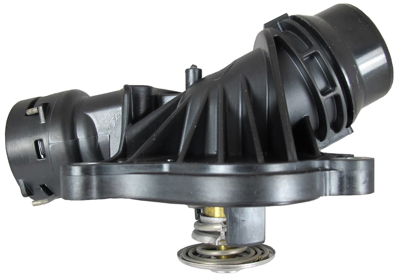 CARQUEST Caps and Stats Engine Coolant Thermostat / Water Outlet Assembly  top view frsport 15309