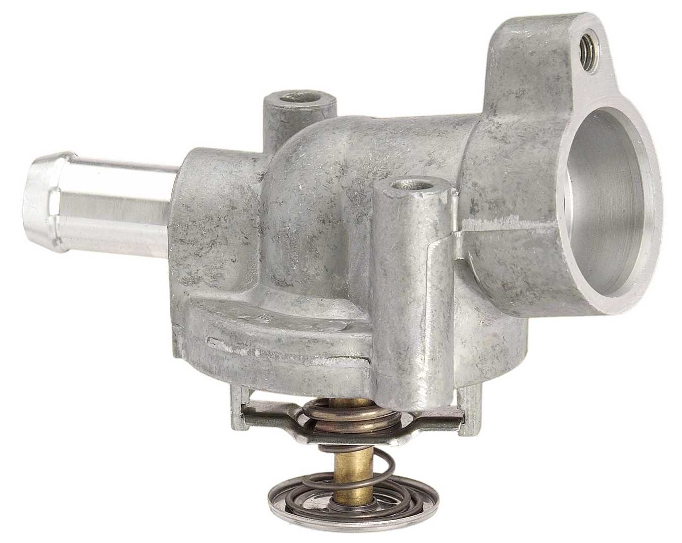 CARQUEST Caps and Stats Engine Coolant Thermostat / Water Outlet Assembly  top view frsport 48818