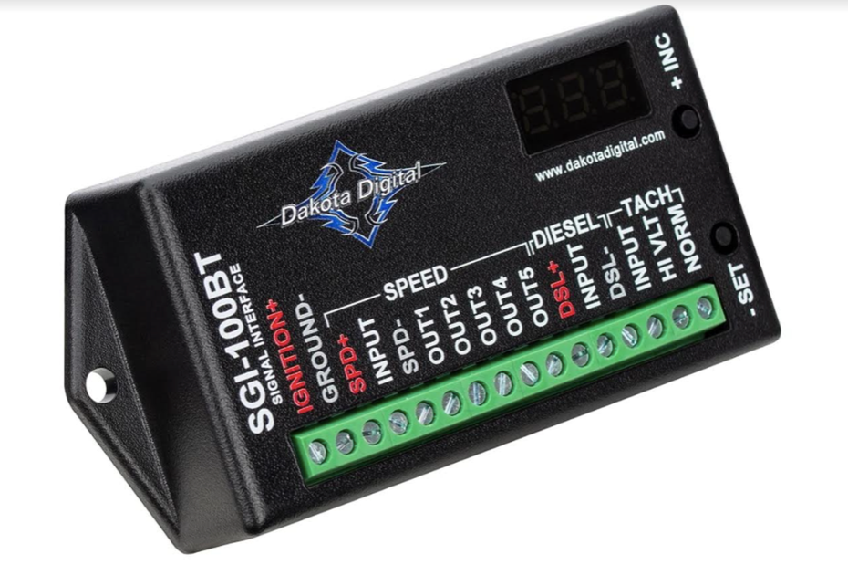 SGI-100BT Universal Speedometer and Tachometer Interface