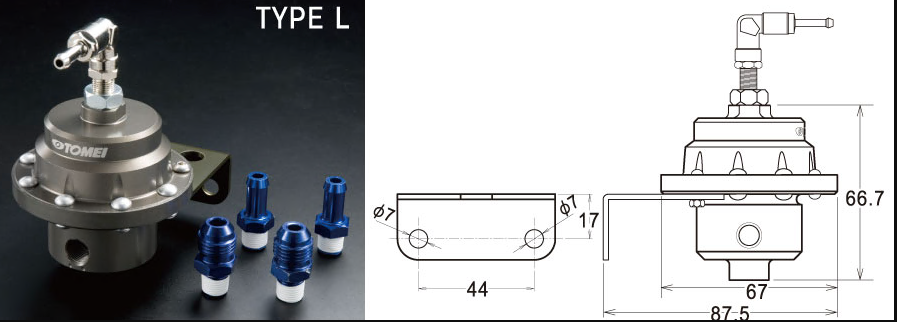 Tomei Fuel Pressure Regulator