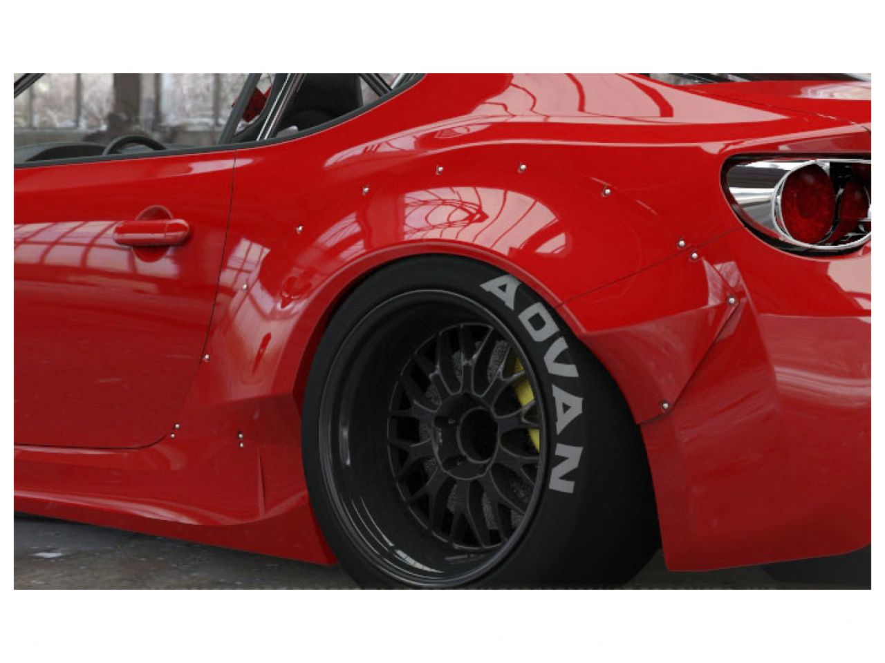 GReddy Rocket Bunny 86/FRS/BRZ V2 Rear Fenders