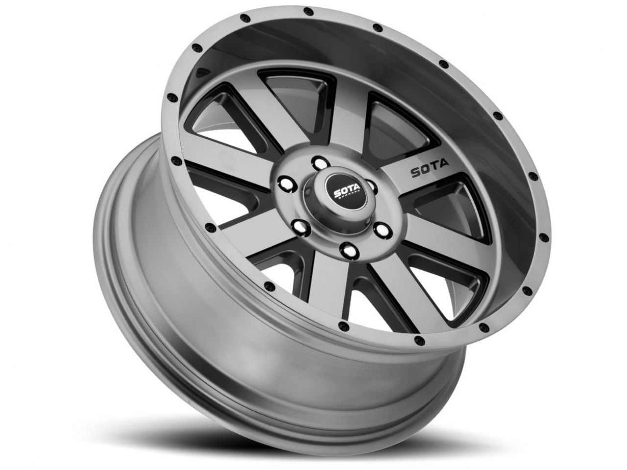 SOTA A.W.O.L. 22x10.5 6x5.5 -32mm Anthra-Kote Black (Anthracite Black)