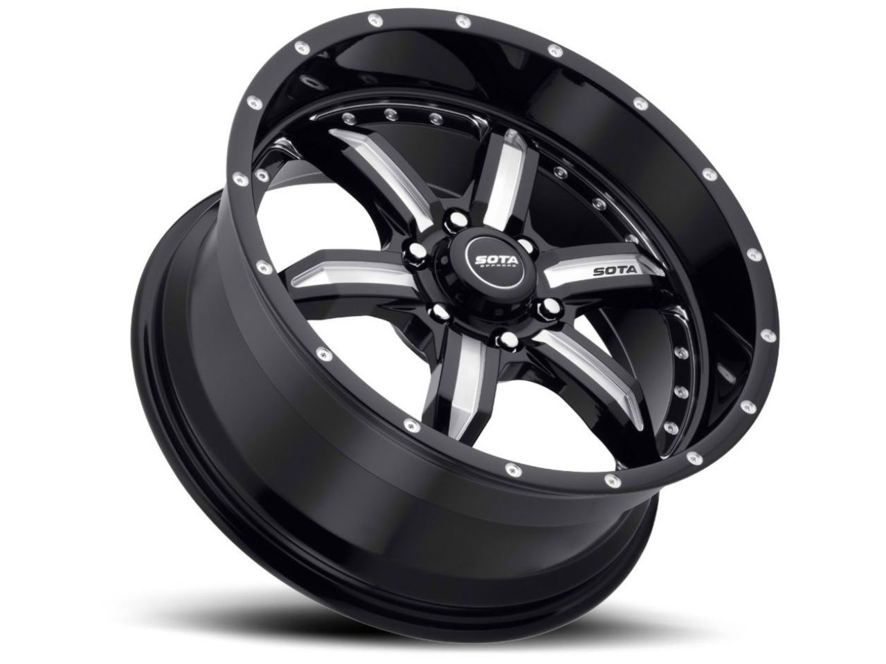 SOTA SPYK 6 Lug 20x9 6x135 18mm Death Metal