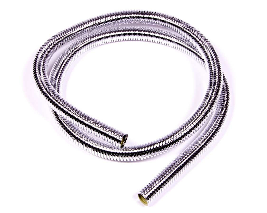 Taylor/Vertex Convoluted Tubing 3/8in x 41in Chrome TAY39002