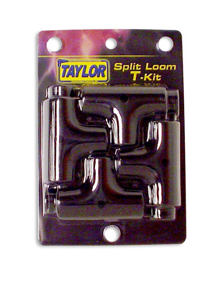Taylor/Vertex Convoluted Tubing Tees & Adapter Kit - Black TAY39100