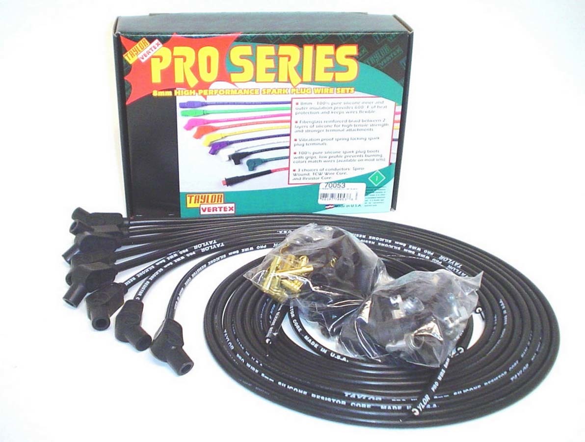 Taylor/Vertex 8mm Black Pro Wire 135 D TAY70053