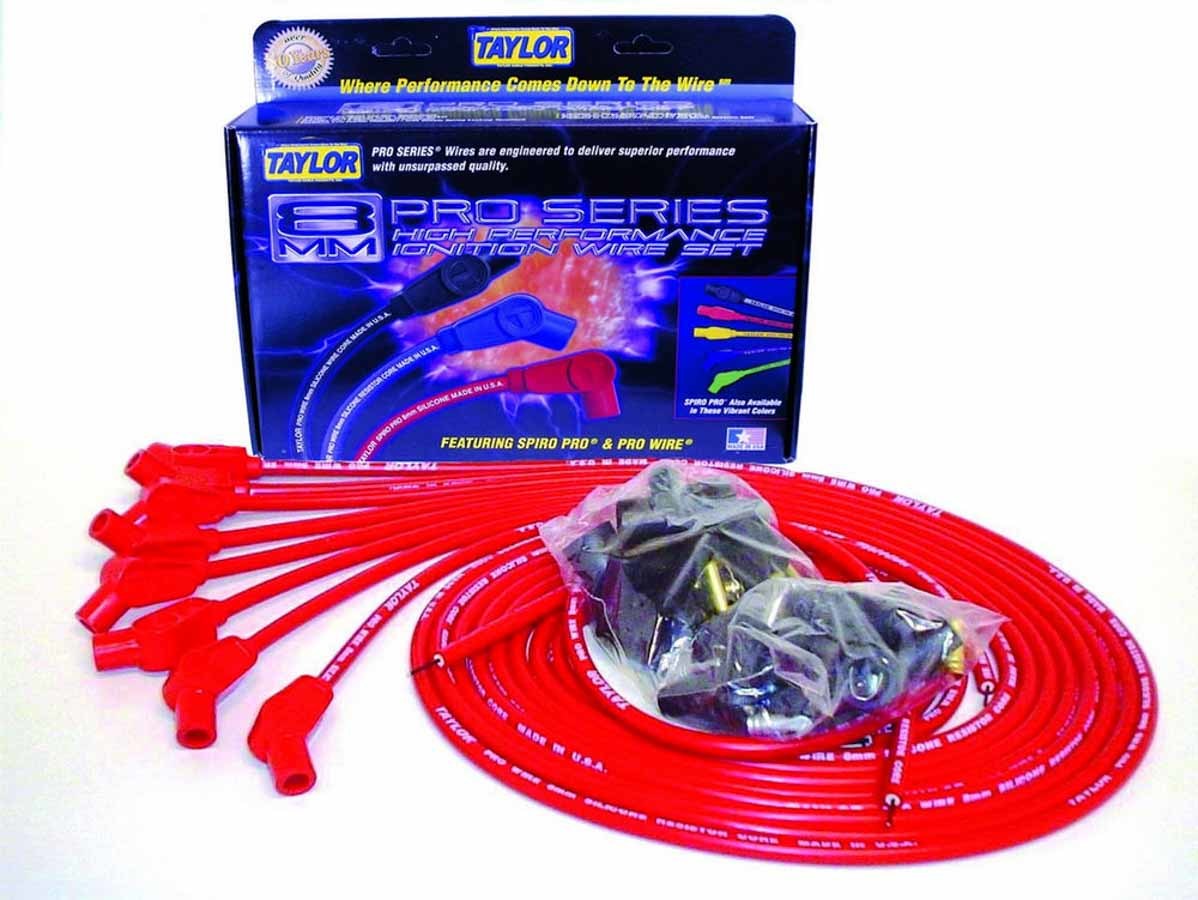 Taylor/Vertex 8mm Red Pro Wire 135 Deg TAY70253