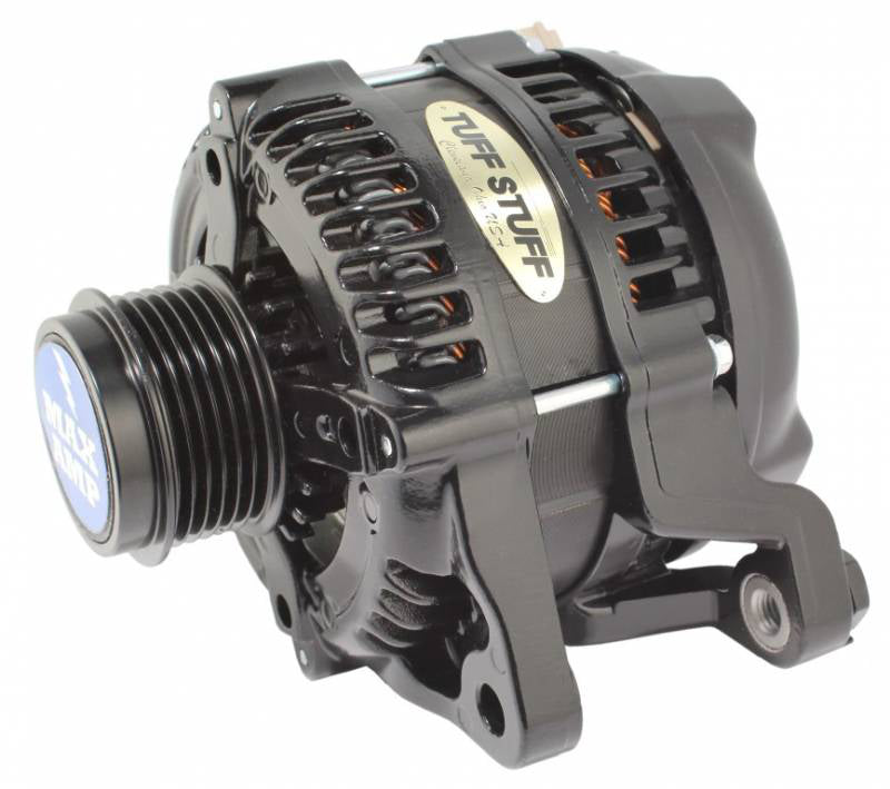 Tuff-Stuff 11- Mustang Alternator 175 Amp 6 Groove Black TFS8439B