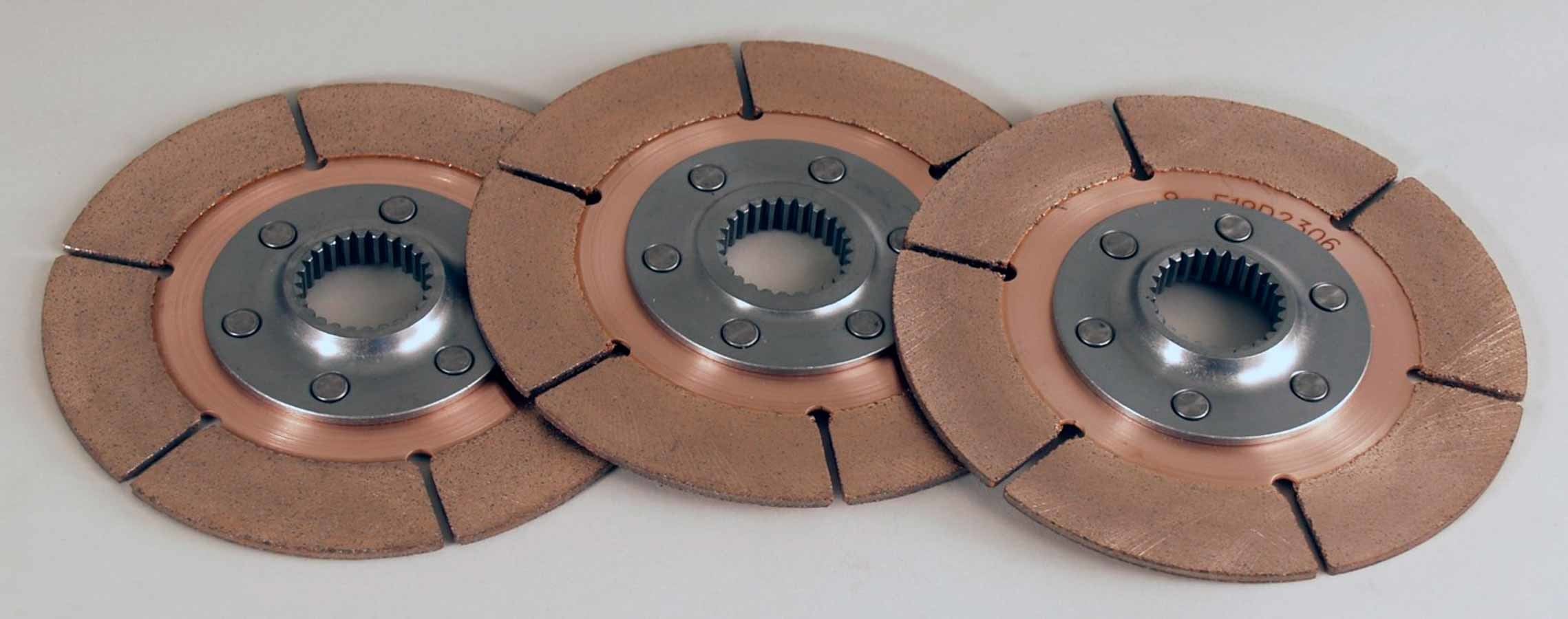 Tilton Engineering 3 Plt Clutch Disc Pack 26 Spline TIL64140-9-ABA-36