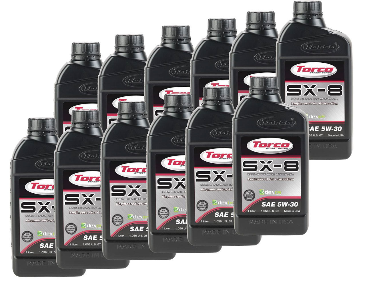 Torco SX-8 5w30 Synthetic Oil Case 12x1 Liter Dexos1 TRCA120530C