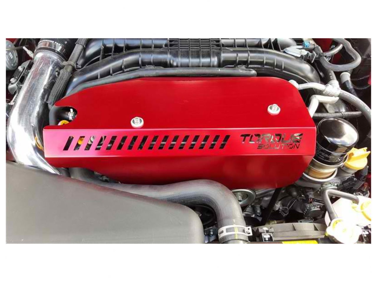 Torque Solution Engine Pulley Cover (Blue): 15+ Subaru WRX / Forester XT 14+ FA20DIT