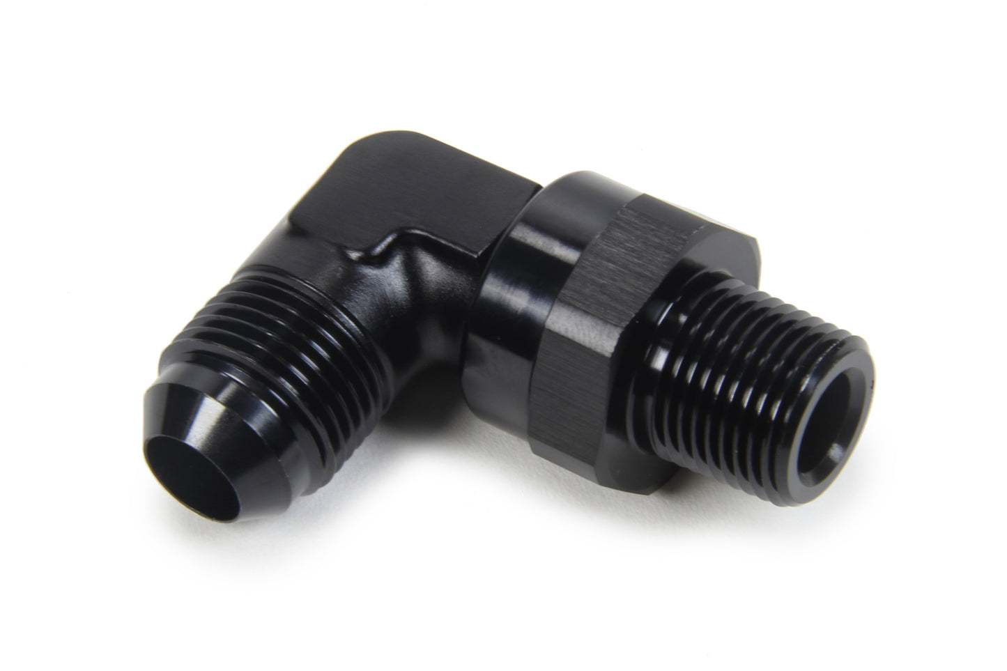 Triple X Race Components AN to NPT Swivel 90 Deg #8 x 3/8 TXRHF-93083-BLK