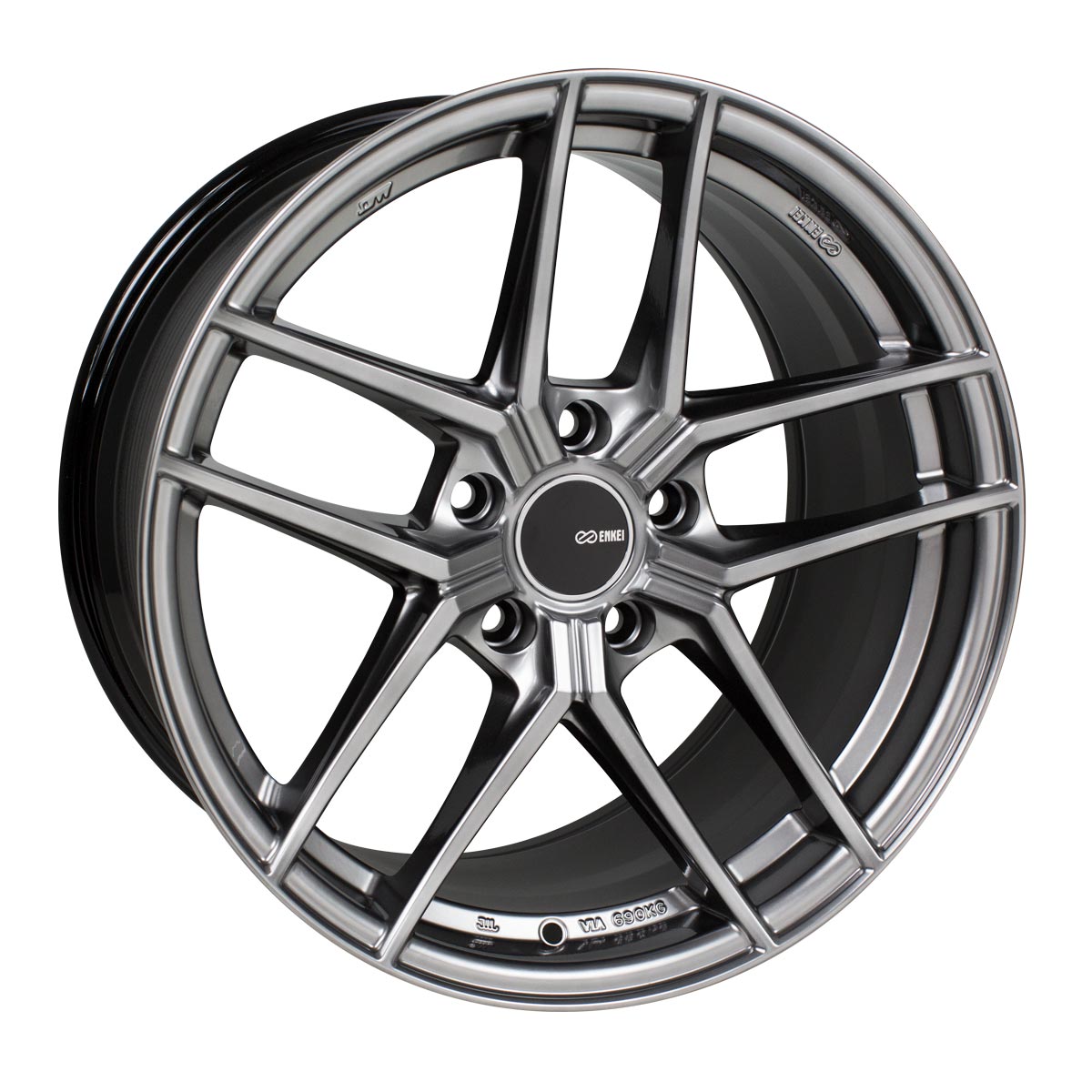 Enkei TY-5 Wheel Hyper Silver 18x8.5 +38 5x120 498-885-1238HS