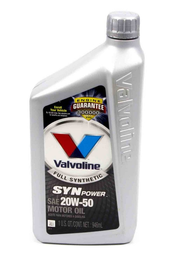 Valvoline 20w50 Synthetic Oil Qt. Valvoline VAL945