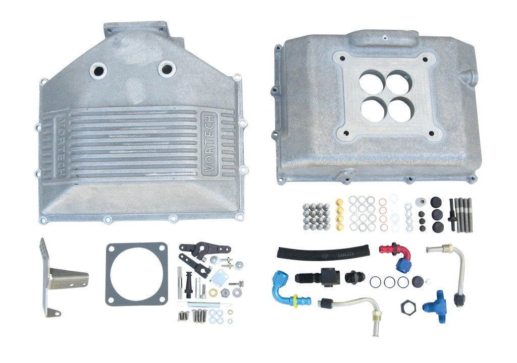 Vortech Univ Carb Encloser Assy. w/Linkage & Fuel Lines VOR8M205-020