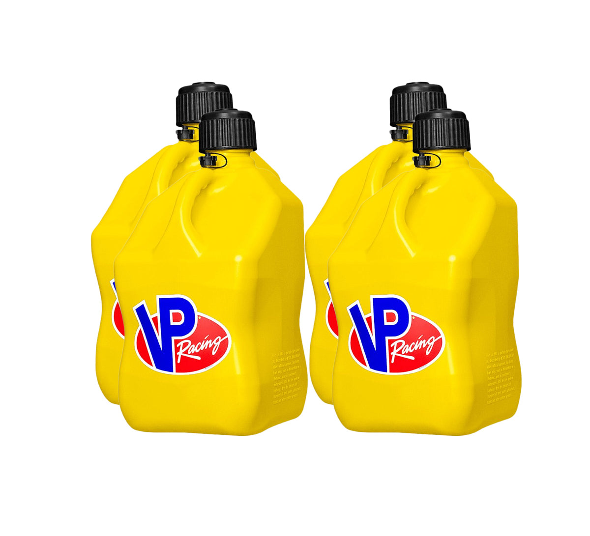 VP Racing Motorsports Jug 5.5 Gal Yellow Square (Case 4) VPF3552-CA-CASE