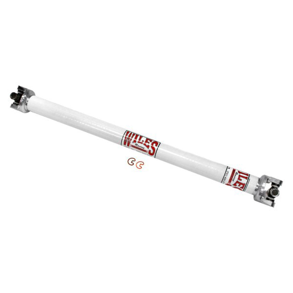 Wiles Racing Driveshafts C/F Driveshaft 2-1/4in Dia 34.5in Long WDSCF225345