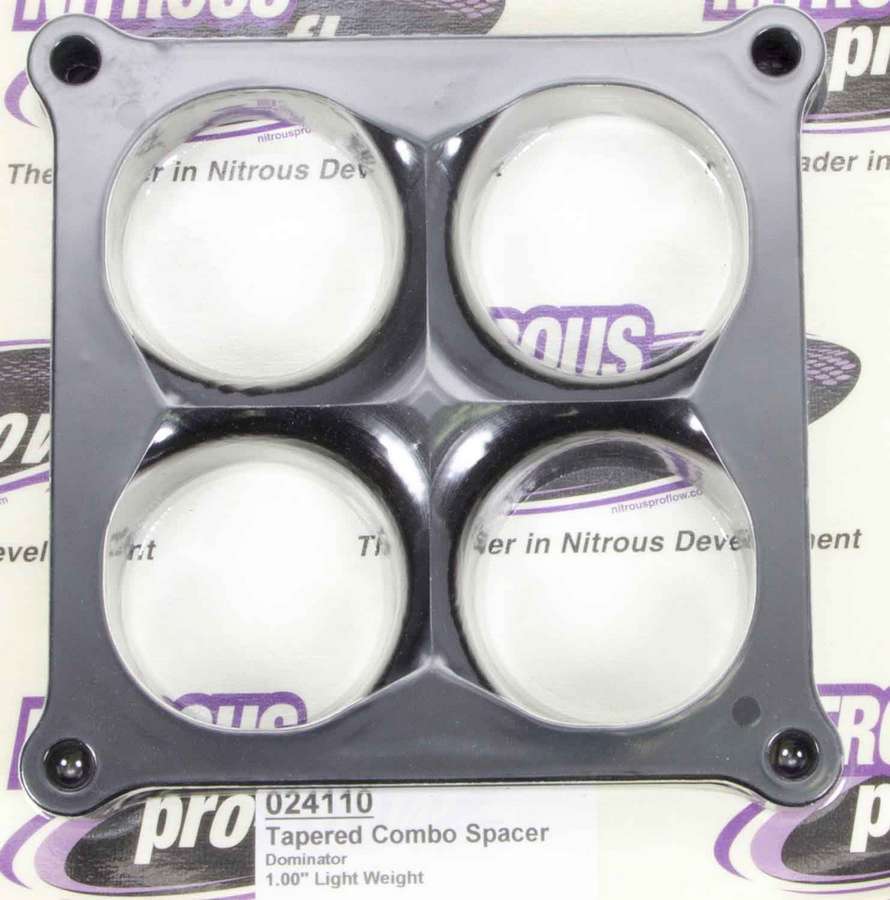 Wilson Manifolds Carburetor Spacer - 4500 1in 4-Hole L/W Tapered WLS024110