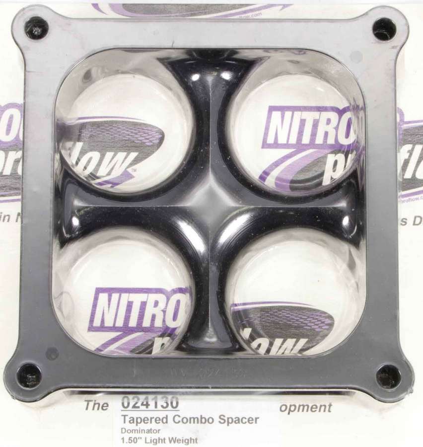 Wilson Manifolds Carburetor Spacer - 4500 1.5in 4-Hole L/W Tapered WLS024130