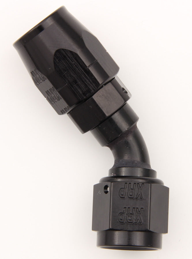 XRP #10 45 Deg Dbl Swivel Hose End Black XRP204510BB