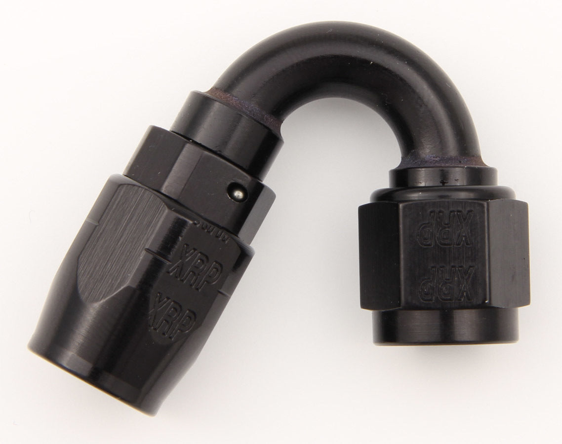 XRP #12 150 Deg Dbl Swivel Hose End Black XRP215012BB