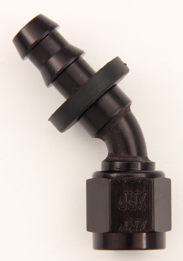 XRP #10 45 Deg Push-On Hose End Black XRP234510BB