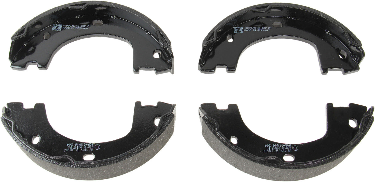 zimmermann parking brake shoe set frsport 10990.154.3